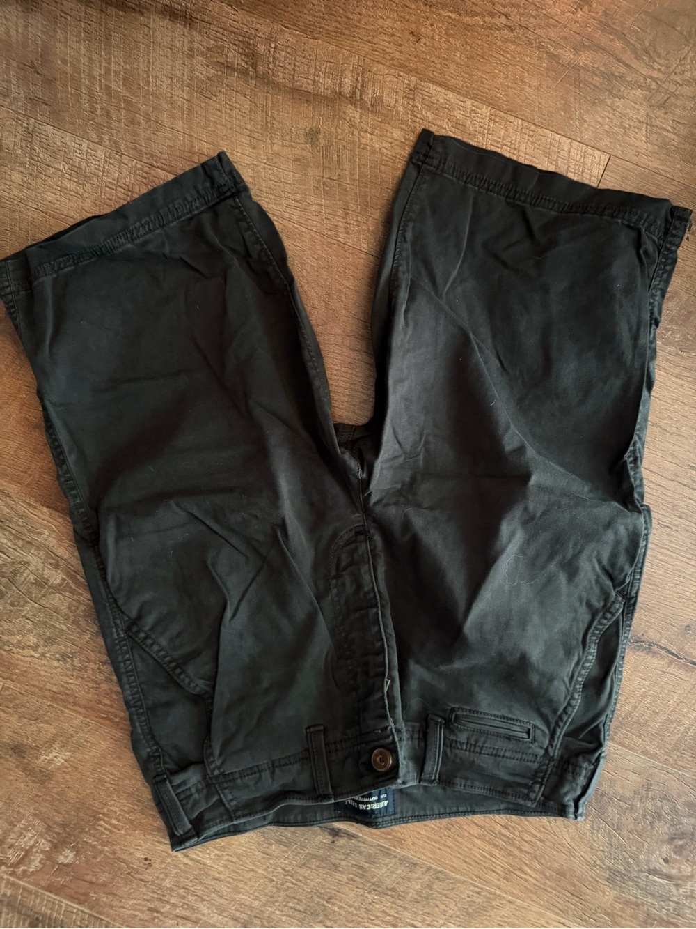 American Eagle Outfitters Black Flat Front Men's Shorts Men’s 31 - Picture 2 of 4